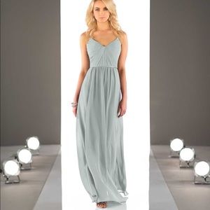 Slate Blue Bridesmaids Dress